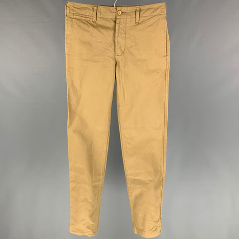 NIGEL CABOURN Pantalon décontracté chino en coton kaki taille 32