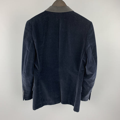 PS by PAUL SMITH Navy Size 36 Velvet Black Shawl Collar Dinner Jacket