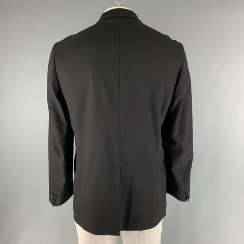 DOLCE & GABBANA Chest Size 40 Black Cashmere Blend Jacket
