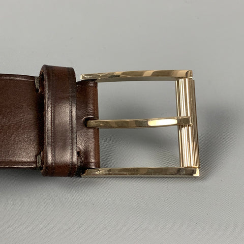 TOM FORD Size 38 Brown Leather Belt