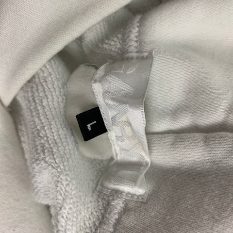 COMME des GARCONS GANRYU Size L Blue White Ombre Hooded Custom Sweatshirt