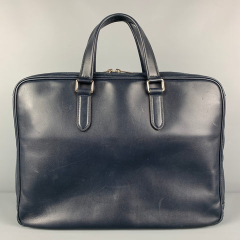 PORTER YOSHIDA &amp; Co. Sac de voyage en cuir bleu marine