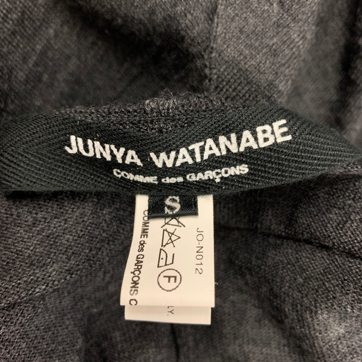 JUNYA WATANABE Size S Grey Wool Heather Long Sleeve Cardigan