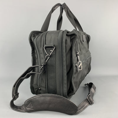 TUMI Black NylonCanvas Carry On Travel Bag