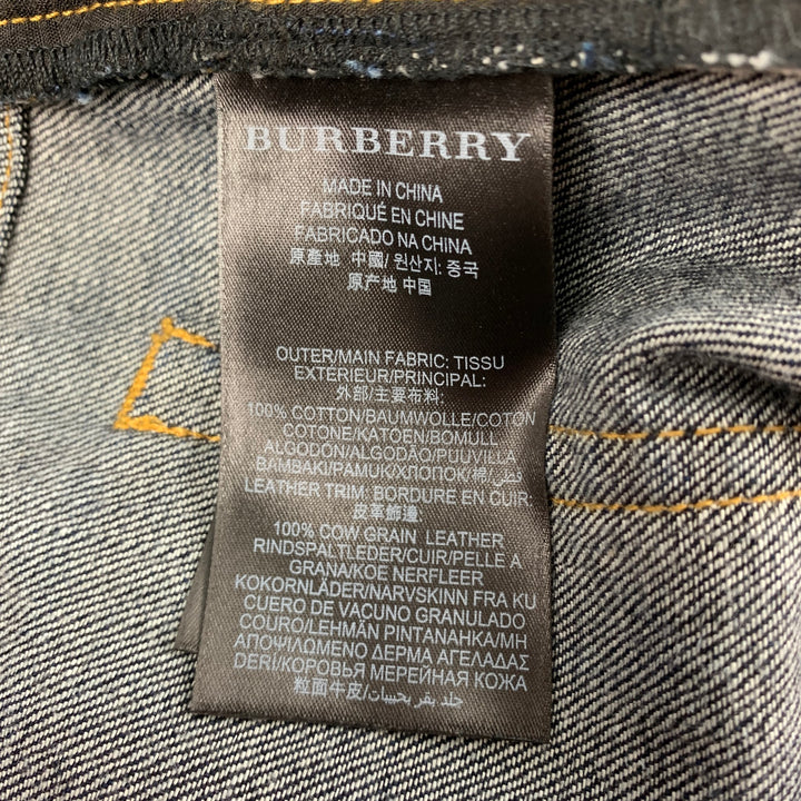 BURBERRY PRORSUM Size 32 Indigo Blue Denim Slim Jeans