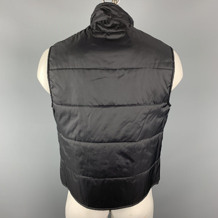 FAY Size M Gray Heather Polyamide Notch Lapel Detachable Vest Jacket