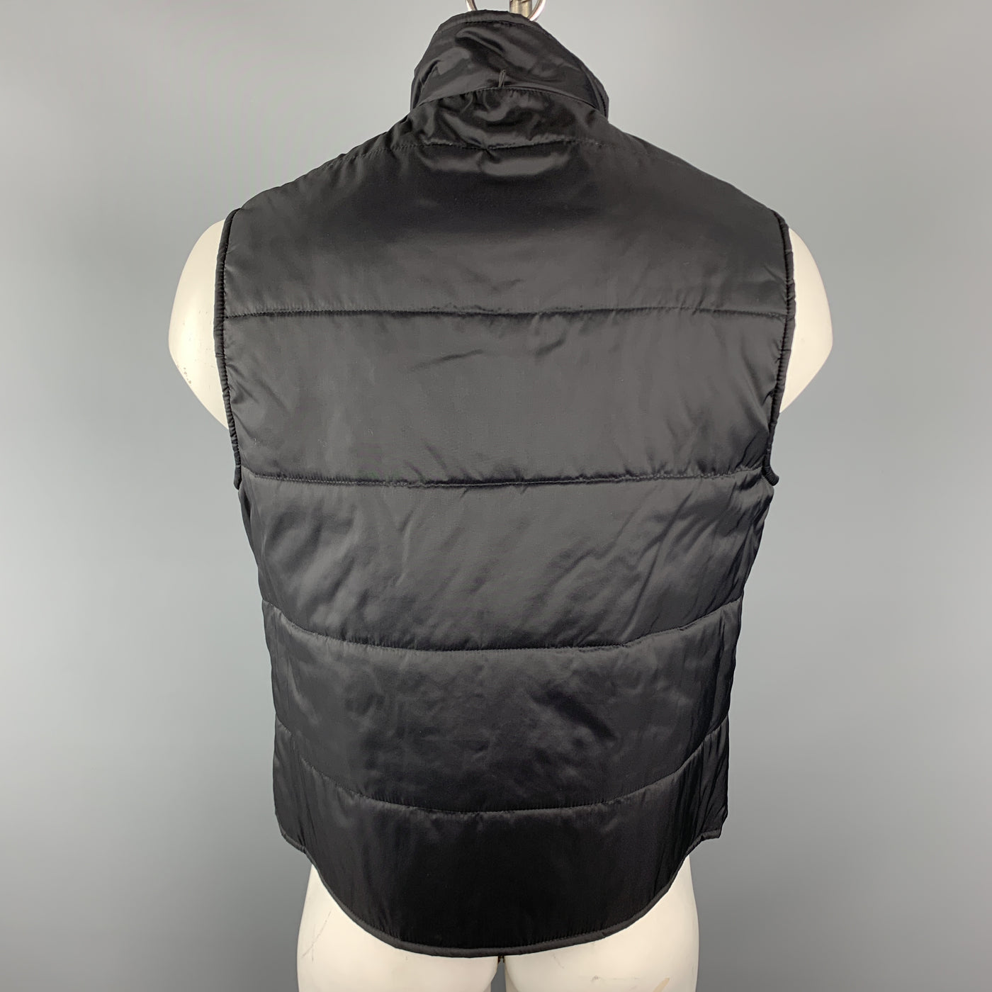 FAY Size M Gray Heather Polyamide Notch Lapel Detachable Vest Jacket