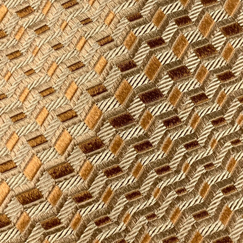 CANALI Tan Taupe Silk Tie