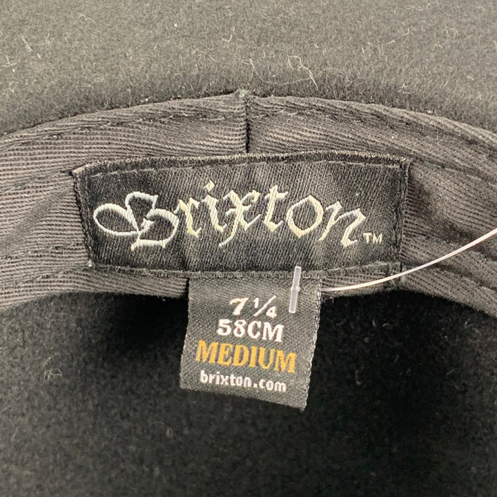 BRIXTON Size M Black Wool Hat