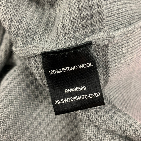 TODD SNYDER Size M Gray Merino Wool Crew-Neck Pullover
