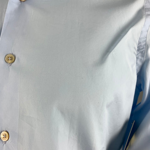 PAUL SMITH Size S Light Blue Cotton Spread Collar Long Sleeve Shirt