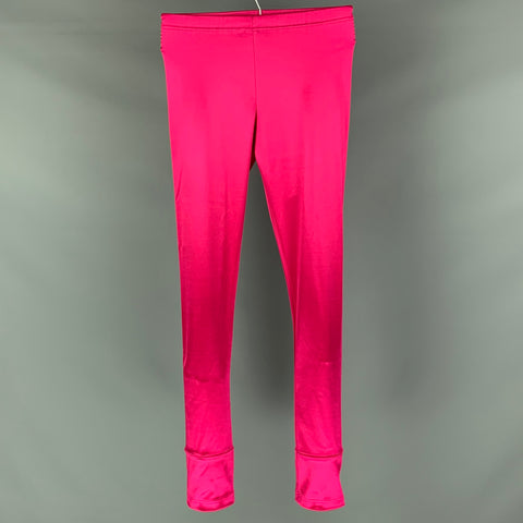 JUNYA WATANABE Leggings Sólidos De Poliuretano De Nylon Rosa Talla XS