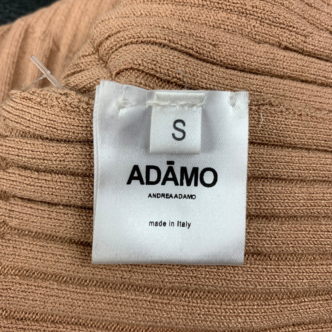 ANDREADA'MO Conjunto de falda de canalé en mezcla de viscosa color tostado talla S