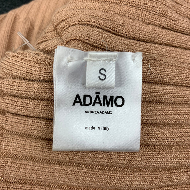 ANDREADA'MO Conjunto de falda de canalé en mezcla de viscosa color tostado talla S