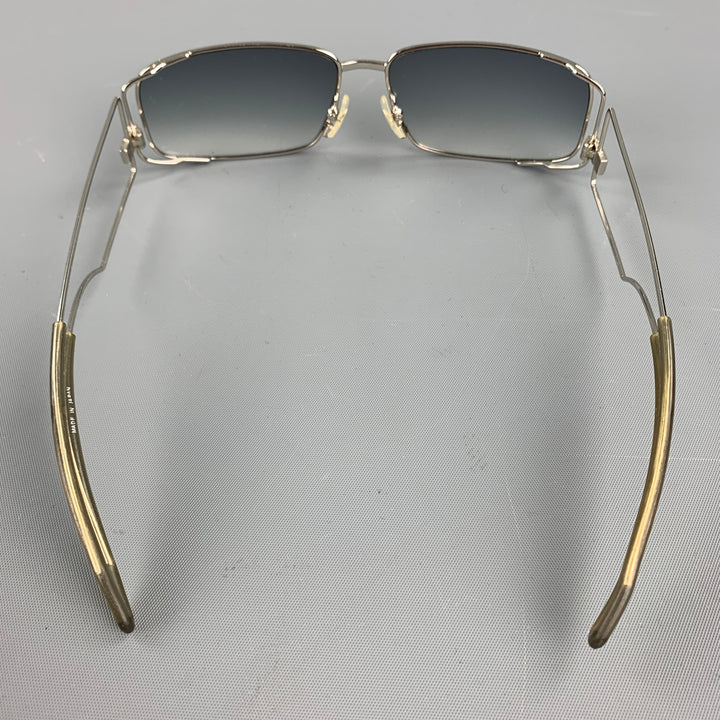 Vintage JEAN PAUL GAULTIER Silver Metal Sunglasses