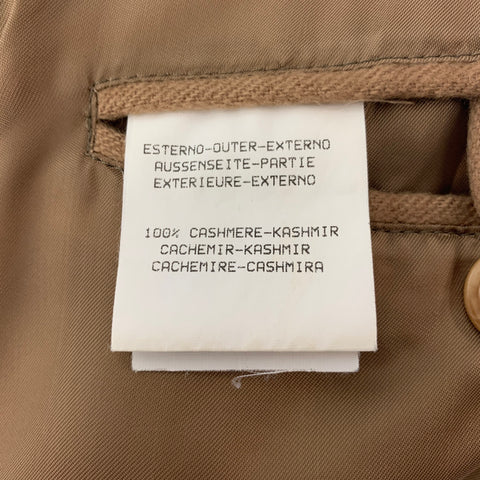ERMENEGILDO ZEGNA Size 42 Camel Cashmere Single Breasted Jacket