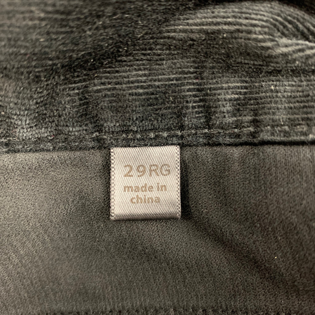 JOHN VARVATOS Size 29 Black Cotton Casual Pants
