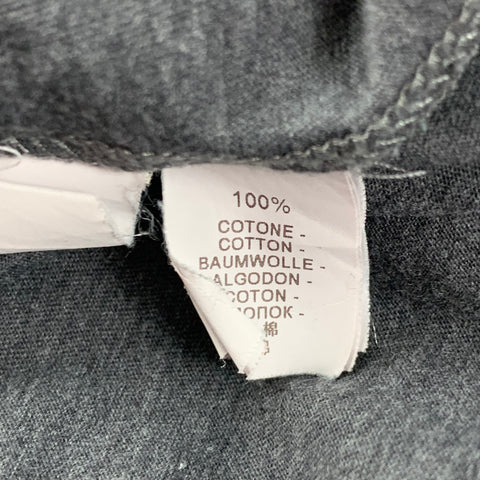 BRUNELLO CUCINELLI Size S Grey Cotton V-Neck T-shirt