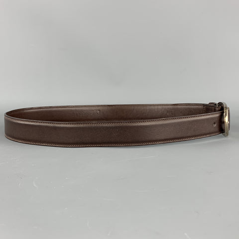 RALPH LAUREN Solid Size 32 Brown Leather Belt