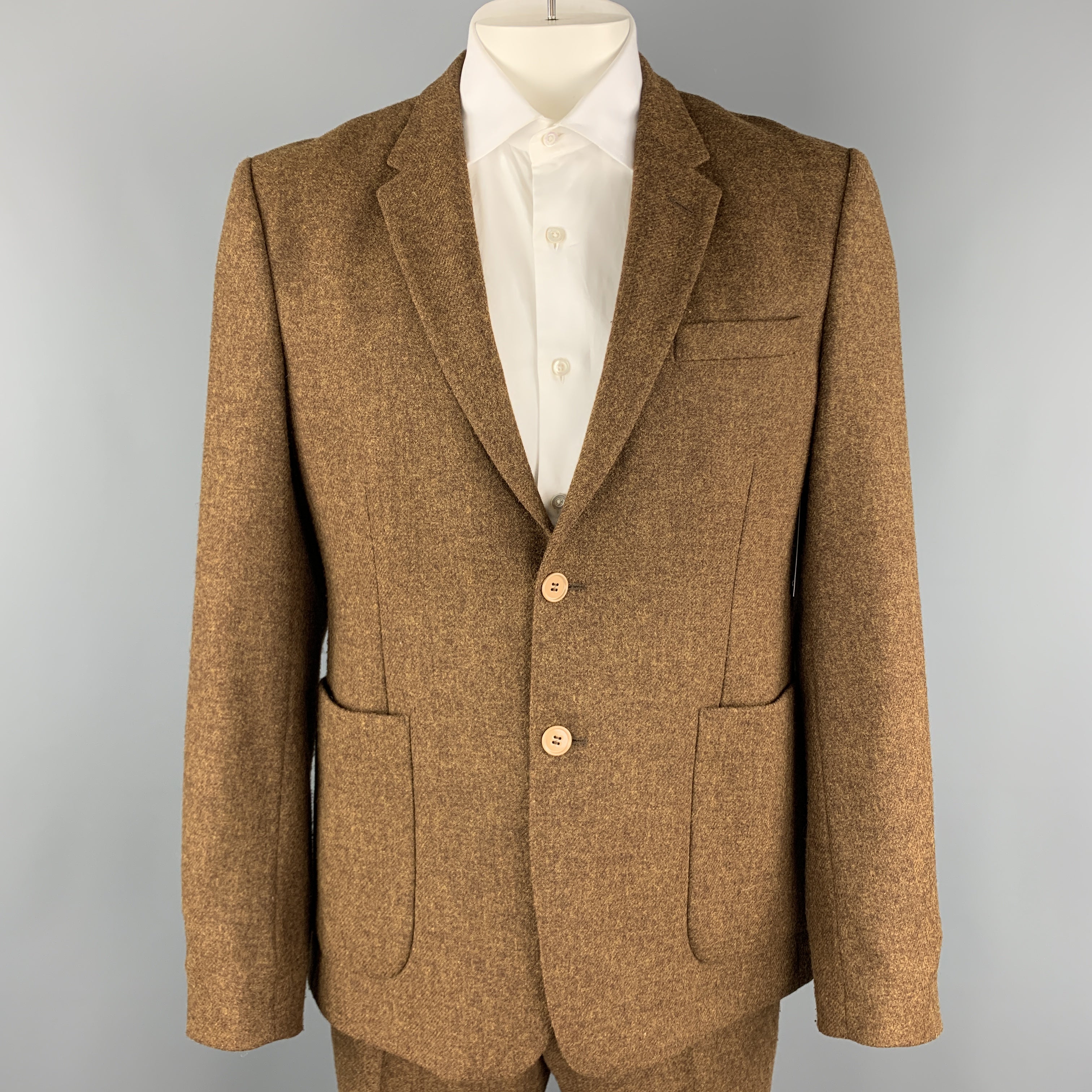 ジャケット・アウター Eaphi WOOL TWEED JACKET brown ジャケット・アウター Eaphi WOOL TWEED JACKET brown Eaphi