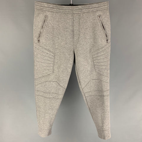 NEIL BARRETT Size XL Grey Heather Viscose Sweatpants Casual Pants