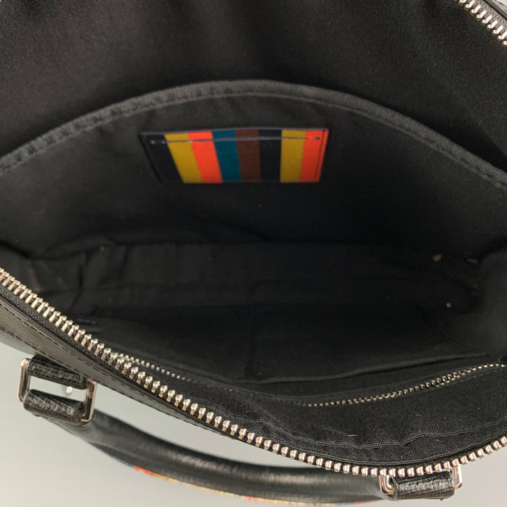 PAUL SMITH Black Leather Briefcase Bag