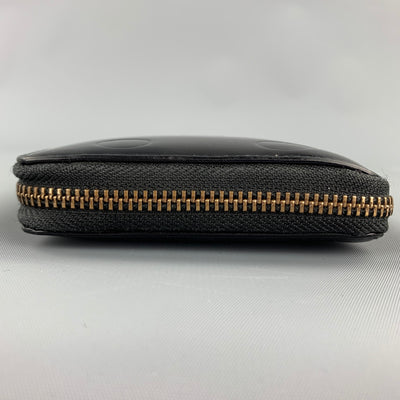 COMME des GARCONS Black Patent Leather Wallet