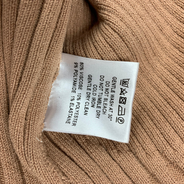 ANDREADA'MO Conjunto de falda de canalé en mezcla de viscosa color tostado talla S