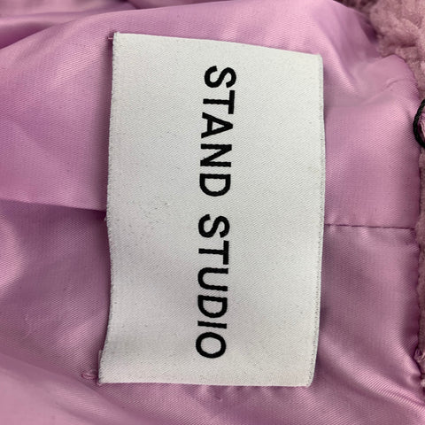 STAND STUDIO Size XS Lavender Polyester Faux Fur Maria Coat