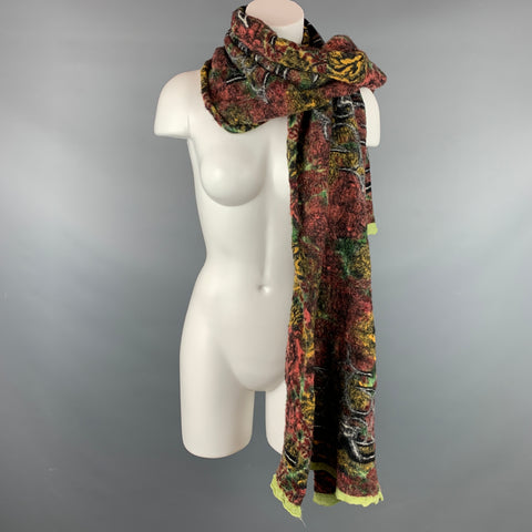 KAPITAL Multi-Color Woven Scarf
