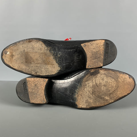 GUCCI Taille 9,5 Chaussures à lacets noires