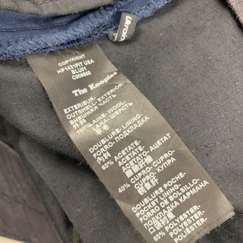 THE KOOPLES Taille 28 Pantalon habillé en laine bleu marine avec braguette zippée