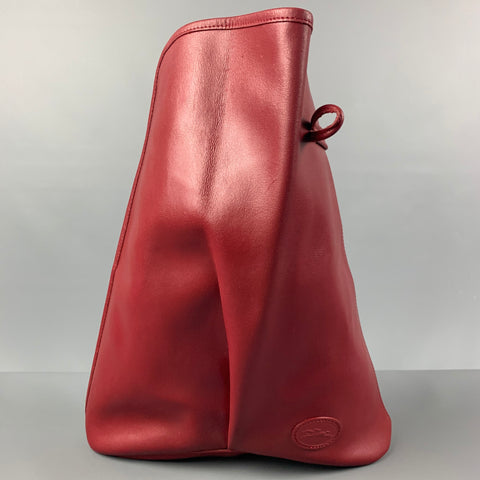 Bolso de hombro de piel sintética rojo LONGCHAMP