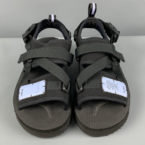 MCQ Taille 9 Sandales en mousse Breathe BR-7 en maille noire