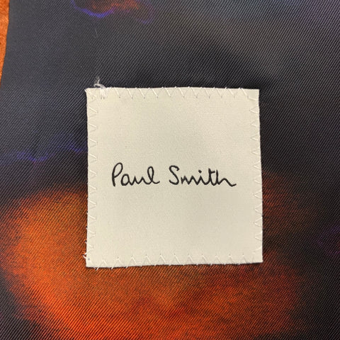 PAUL SMITH Size 40 Rust Cotton Velvet Notch Lapel Sport Coat