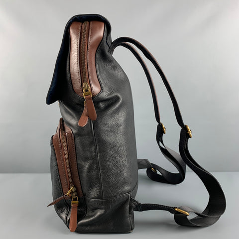 COLE HAAN Black Brown Leather Backpack Bags – Sui Generis Designer Consignment