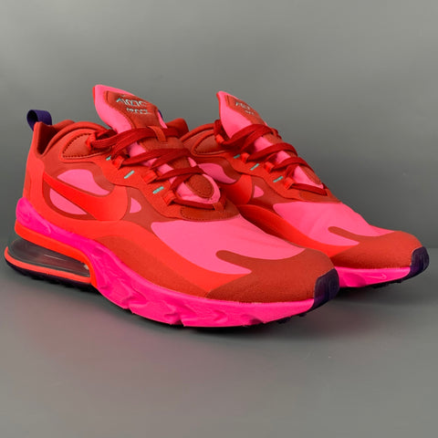 NIKE AIR 70 REACT Talla 12 Zapatillas de deporte con cordones de nailon rosa
