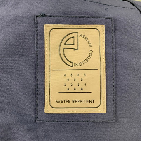 ARMANI COLLEZIONI Size 40 Navy Water Repellent Zip Up Jacket