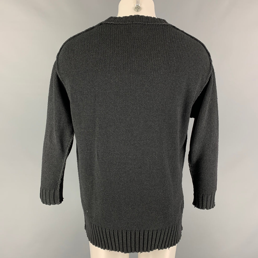 R13 Size XS Charcoal Oversized Acrylic Wool Oversized Sweater