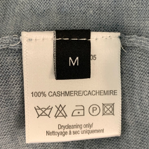 JOSEPH Size M Light Blue Cashmere Solid Pullover