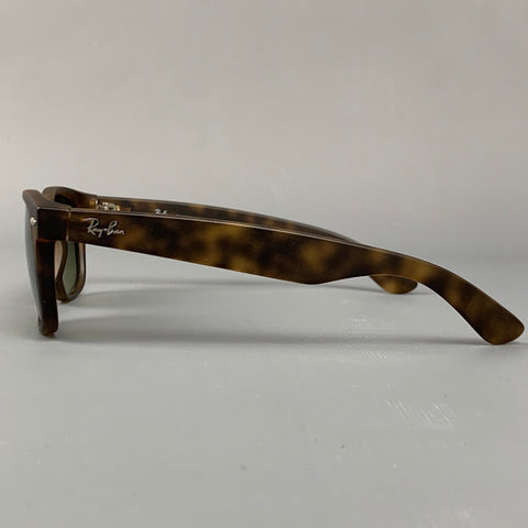 RAY-BAN Tortoise Shell Acetate Polarized New Wayfarer Sunglasses