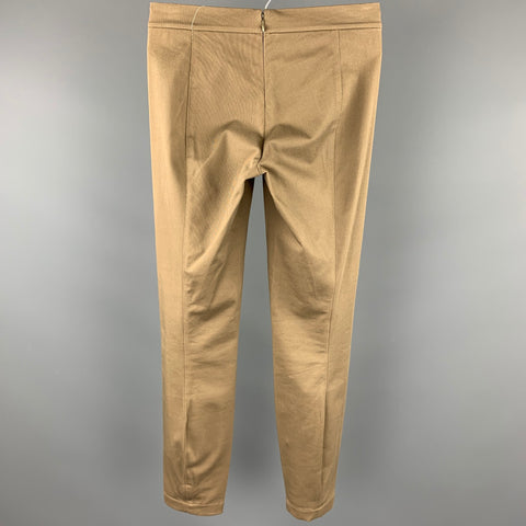 RALPH LAUREN Blue Label Size 2 Khaki Twill Cotton Leggings
