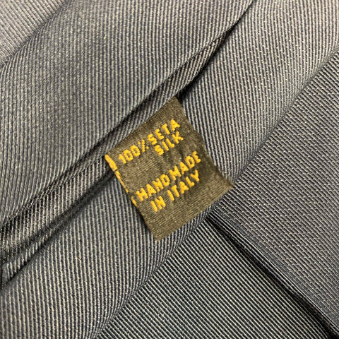 LORO PIANA Navy Silk Tie