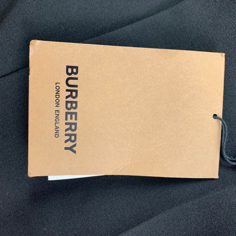 BURBERRY Size 30 Black Wool Zip Fly Dress Pants