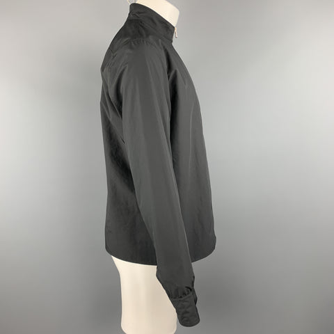 RAG & BONE Size M Black High Collar Full Zip Jacket
