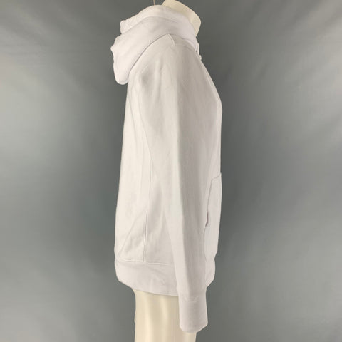 ROWING BLAZERS Size M  White Graphic Cotton Hoodie Sweatshirt