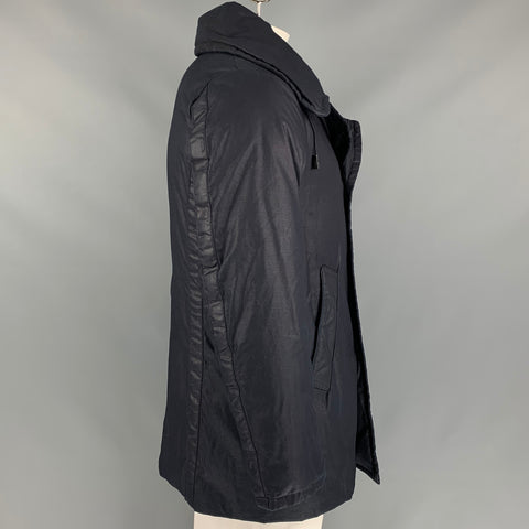 45rpm Size L Navy Cotton Down Fill Double Breasted Peacoat