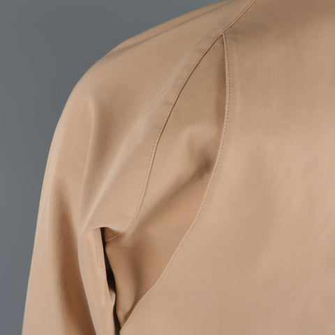 CALVIN KLEIN COLLECTION Spring 2015 Runway 38 Blush Nude Tan Bomber Jacket