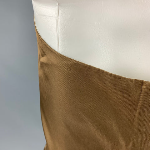 VINTAGE Size S Brown Tan Stripe Vest