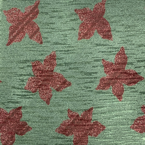 GIORGIO ARMANI Olive & Brown Floral Print Silk Tie